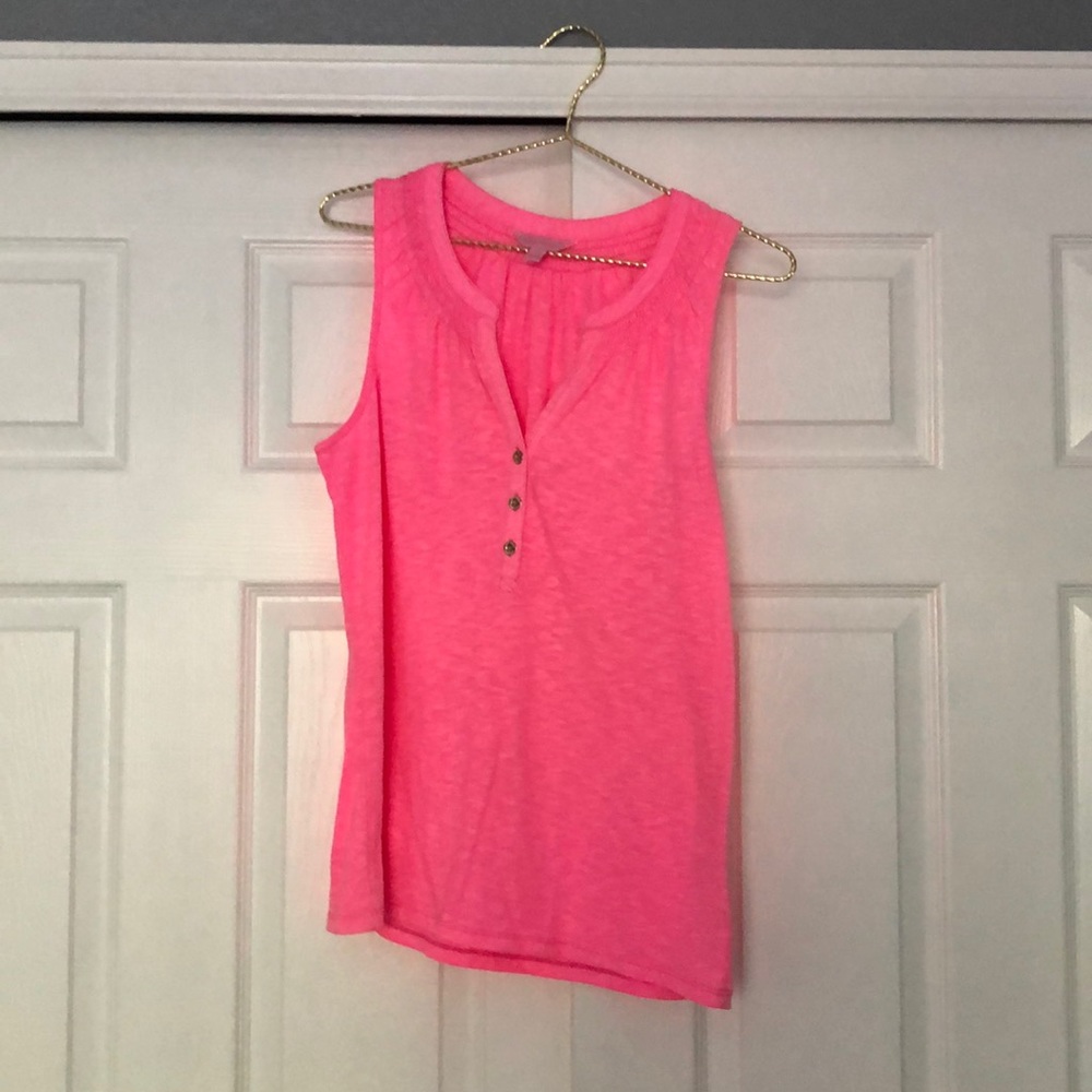 Lilly Pulitzer henley tank top